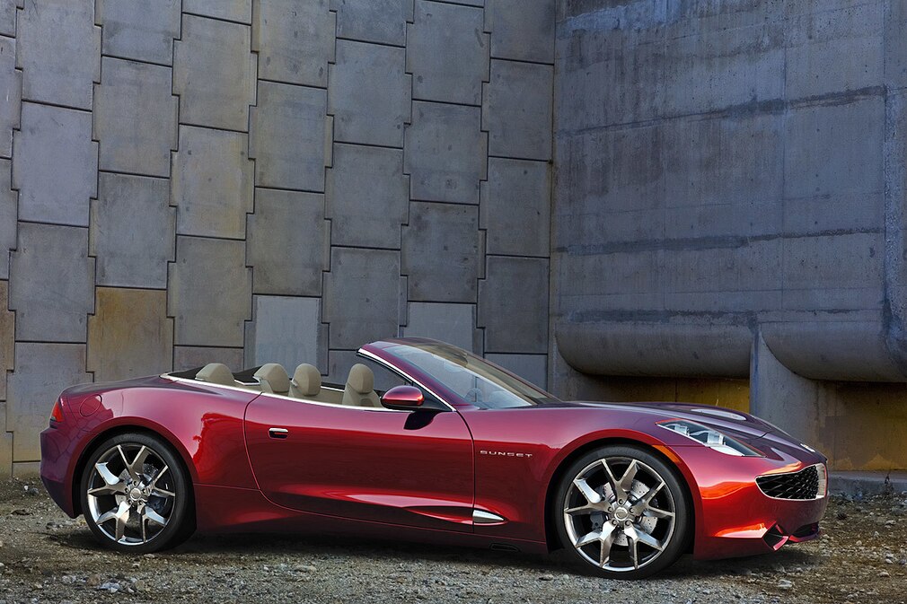 Fisker Karma Sunset