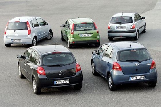 Fünf Kleinwagen im Vergleich