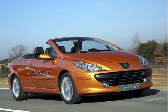 Peugeot 307 CC mit Diesel-Hybrid