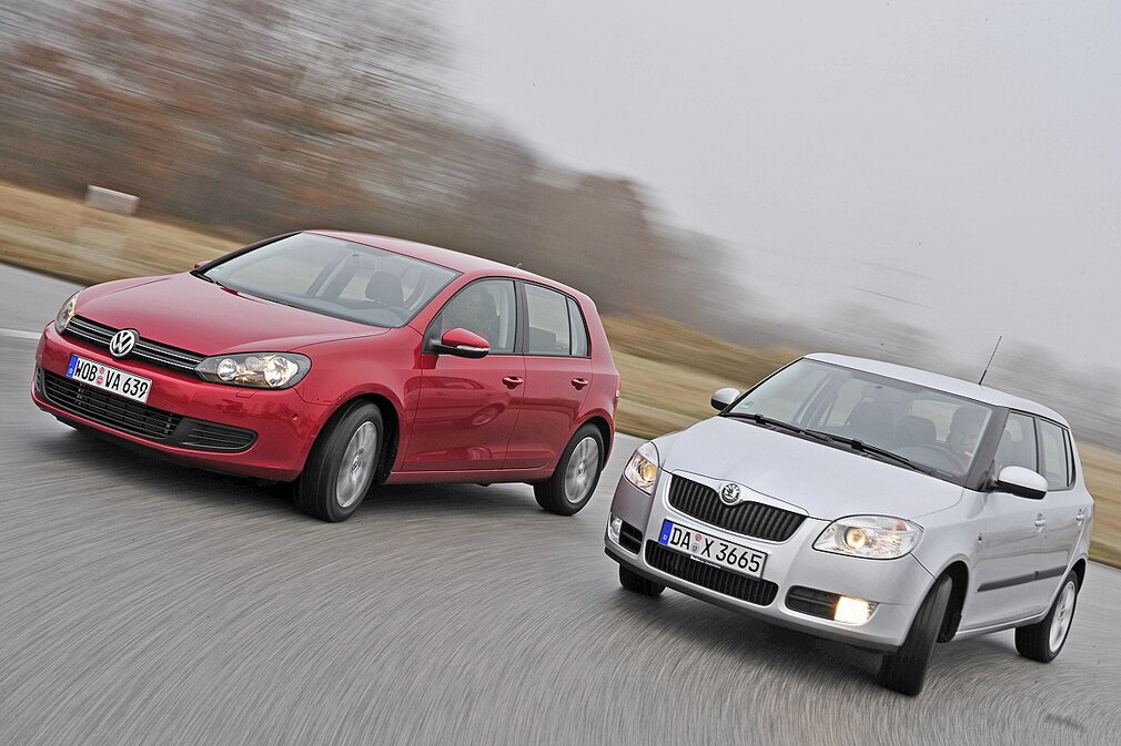 VW Golf 2.0 TDI Skoda Fabia 1.9 TDI