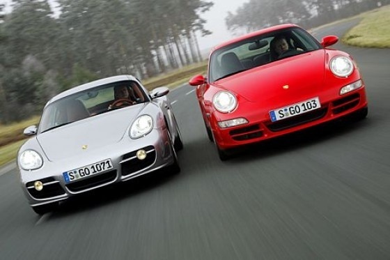 Porsche Cayman S gegen 911 Carrera