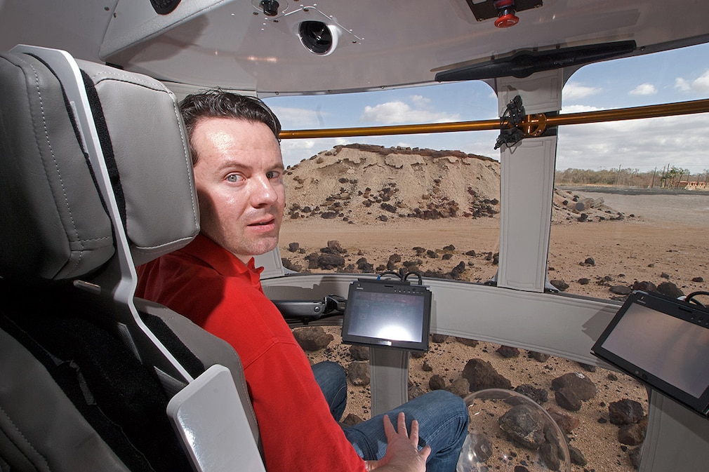 Unterwegs im Mondauto