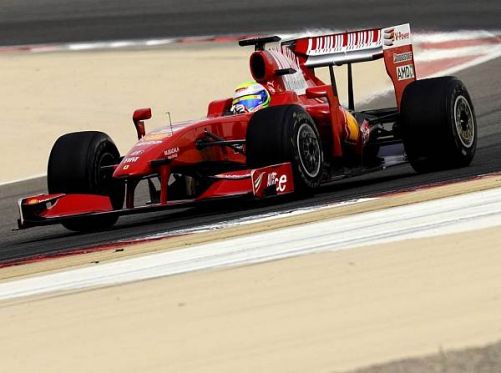 Zwölf mehr als der Teamkollege: Felipe Massa fuhr in Bahrain 1.796 Kilometer