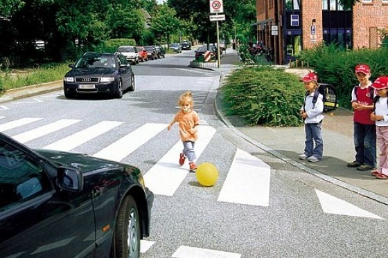 Kinder im Straßenverkehr
