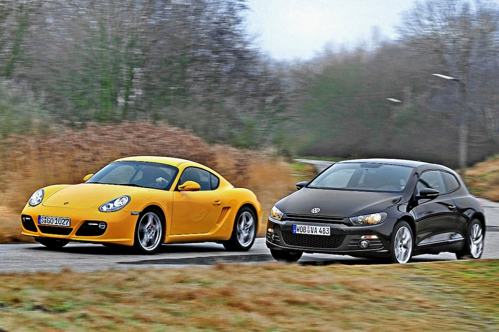 Porsche Cayman S PDK VW Scirocco 2.0 TSI DSG