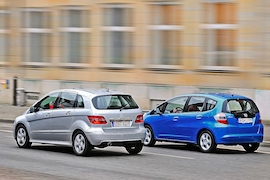 Mercedes B-Klasse Honda Jazz