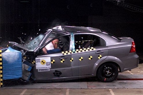 Crashtest Chevrolet Aveo