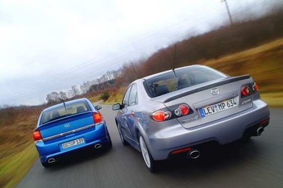 Opel Vectra OPC gegen Mazda6 MPS