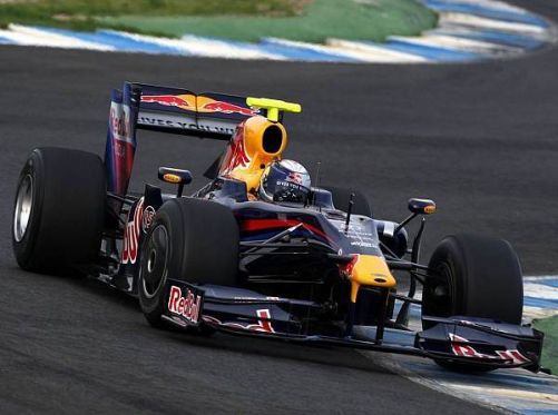 Formel-1-Testfahrten 2009, Jerez, Sebastian Vettel, Red Bull