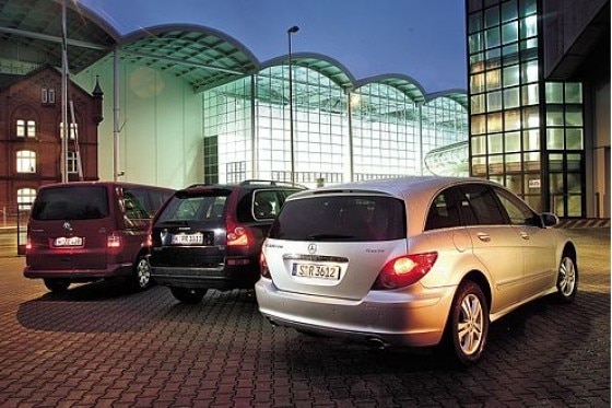 R-Klasse gegen XC 90 und T5 Multivan