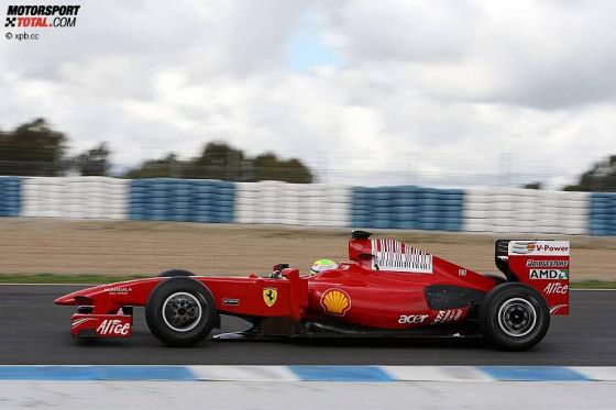 Formel-1-Testfahrten 2009, Jerez, Felipe Massa Ferrari