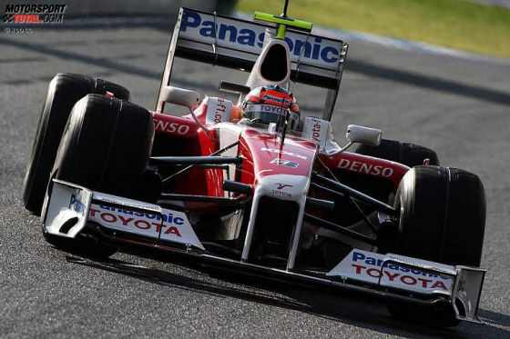 Formel-1-Testfahrten 2009, Jerez, Timo Glock, Toyota TF109