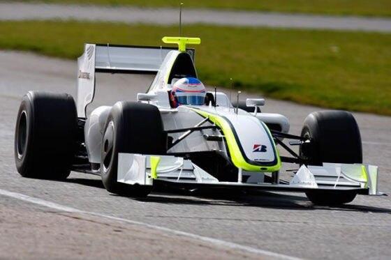 Formel-1-Testfahrten 2009, Barcelona, Jenson Button BG001