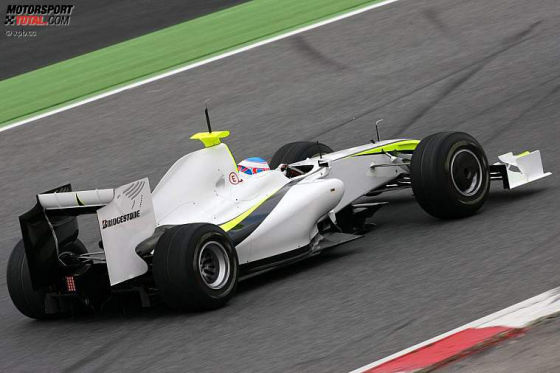 Formel-1-Testfahrten 2009, Barcelona, Jenson Button BG001