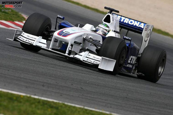 Formel-1-Testfahrten 2009, Barcelona, Nick Heidfeld BMW Sauber F1.09