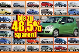 Neuwagen - Die 100 höchsten Rabatte