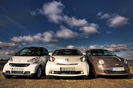 Smart fortwo Toyota iQ Fiat 500