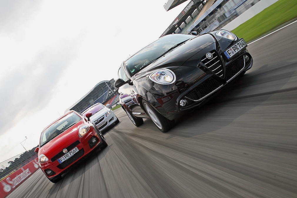 Fiat Grande Punto Abarth Opel Corsa GSi Alfa Romeo MiTo 1.4 TB