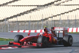 Formel-1-Test Barcelona 2009, Kimi Räikkönen Ferrari F60