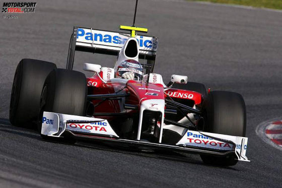 Formel-1-Test Barcelona 2009, Jarno Trulli Toyota TF109
