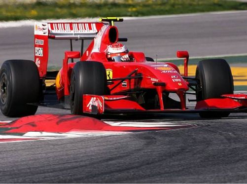 Kimi Räikkönen fuhr zwar am Dienstag nicht viel, aber dafür sehr schnell
