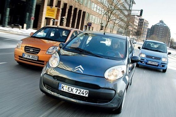 Fiat Panda, Kia Picanto, Citroën C1
