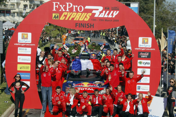 WRC Rallye Zypern 2009 Loeb/Elena Citroen C4