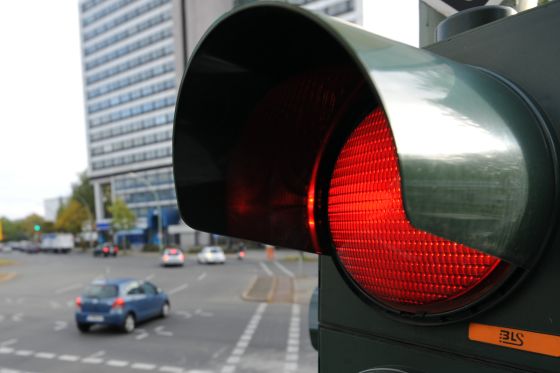 Rote Ampel überfahren