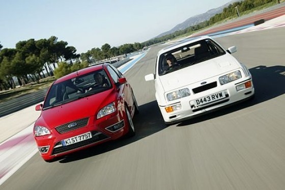 Vergleich Sierra RS Cosworth  Focus ST