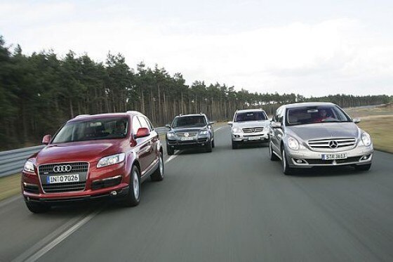 Test Audi gegen Mercedes und VW
