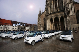 Das Mietwagenprojekt Car2Go wird auf 200 Smart Fortwo erweitert.