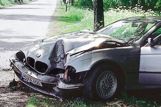 Unfall BMW 5er E39