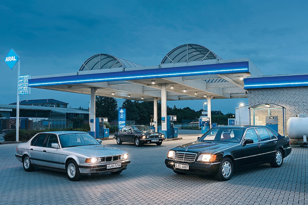 BMW 750i Daimler Double Six Serie III Mercedes 600 SEL