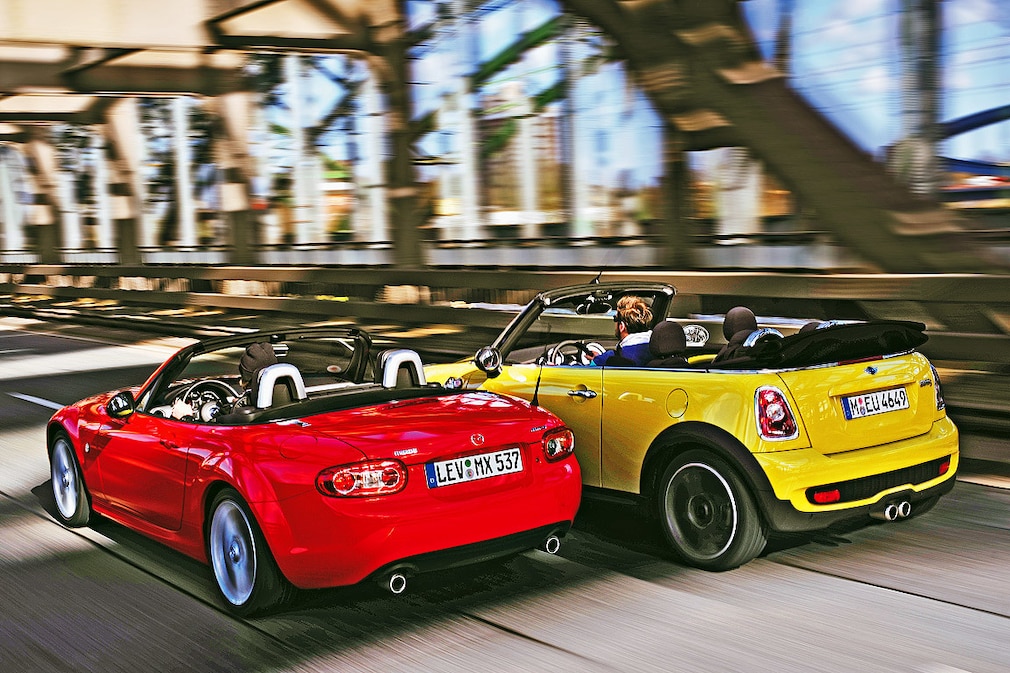 Mazda MX-5 Mini Cooper S Cabrio