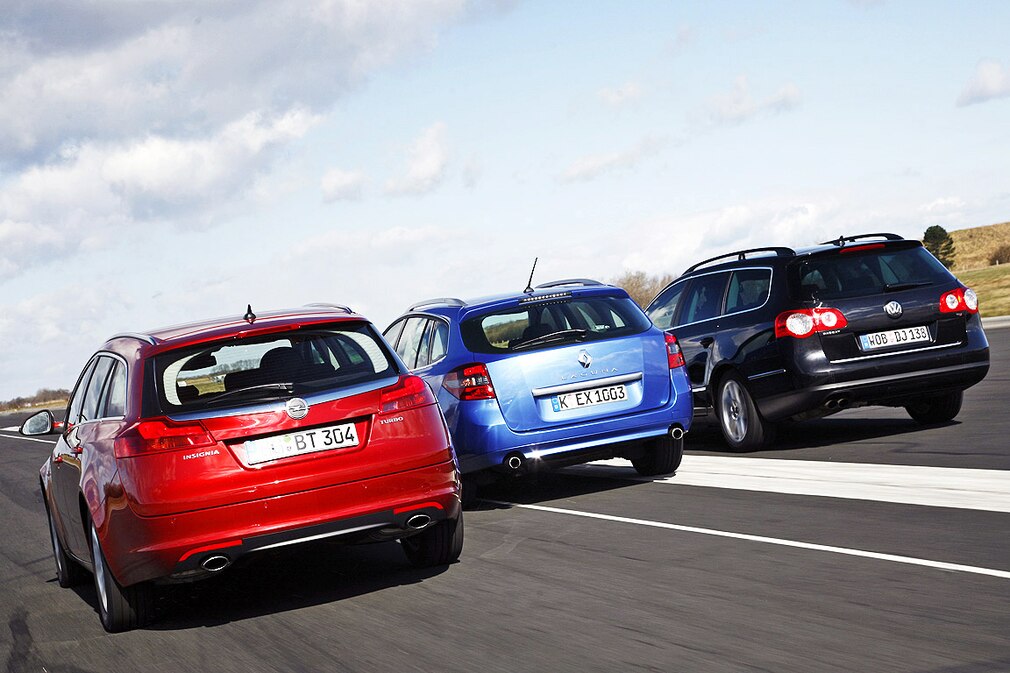 Opel Insignia Sports Tourer Renault Laguna Grandtour VW Passat Variant