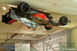 Sonderausstellung "Wunder der Formel 1" in London.