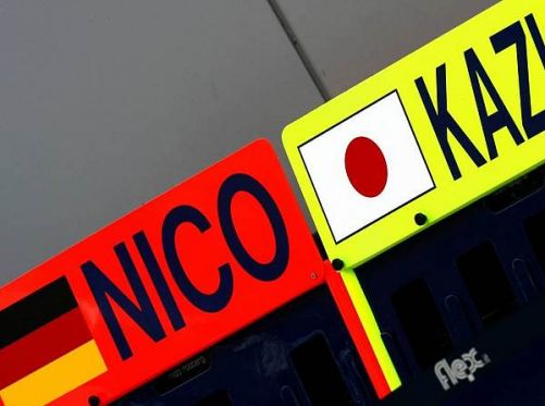 Vorfreude bei Williams: Nico Rosberg und Kazuki Nakajima vor dem China-Rennen