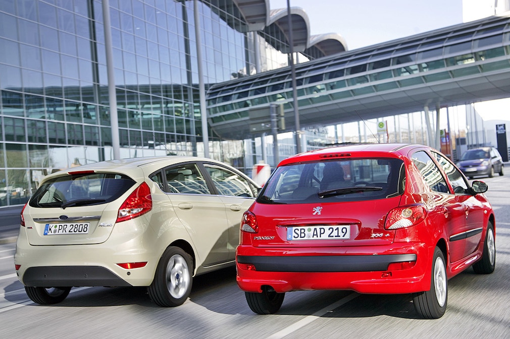 Ford Fiesta Peugeot 206+