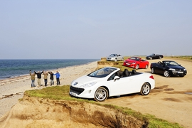 Peugeot 308 CC Hdi 140 Renault Mégane CC 2.0 dCi Opel Astra TwinTop 1.9 CDTI VW Eos 2.0 TDI Ford Focus CC 2.0 TDCi
