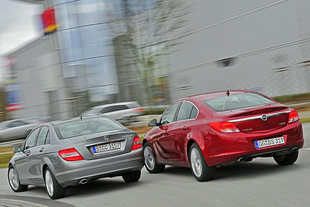 Mercedes C-Klasse C 200 Kompressor Opel Insignia 1.6 Turbo