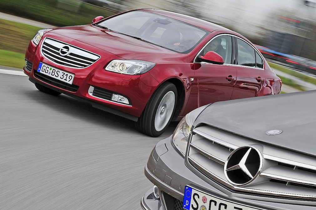 Opel Insignia Mercedes C-Klasse