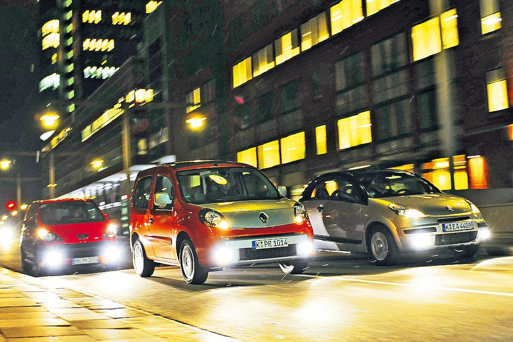 Renault Kangoo Be Bop Citroën Pluriel Peugeot 1007