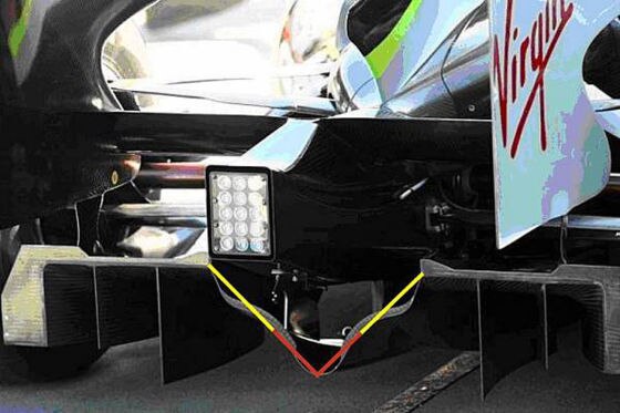 Formel 1: BrawnGP001 Doppel-Diffusor