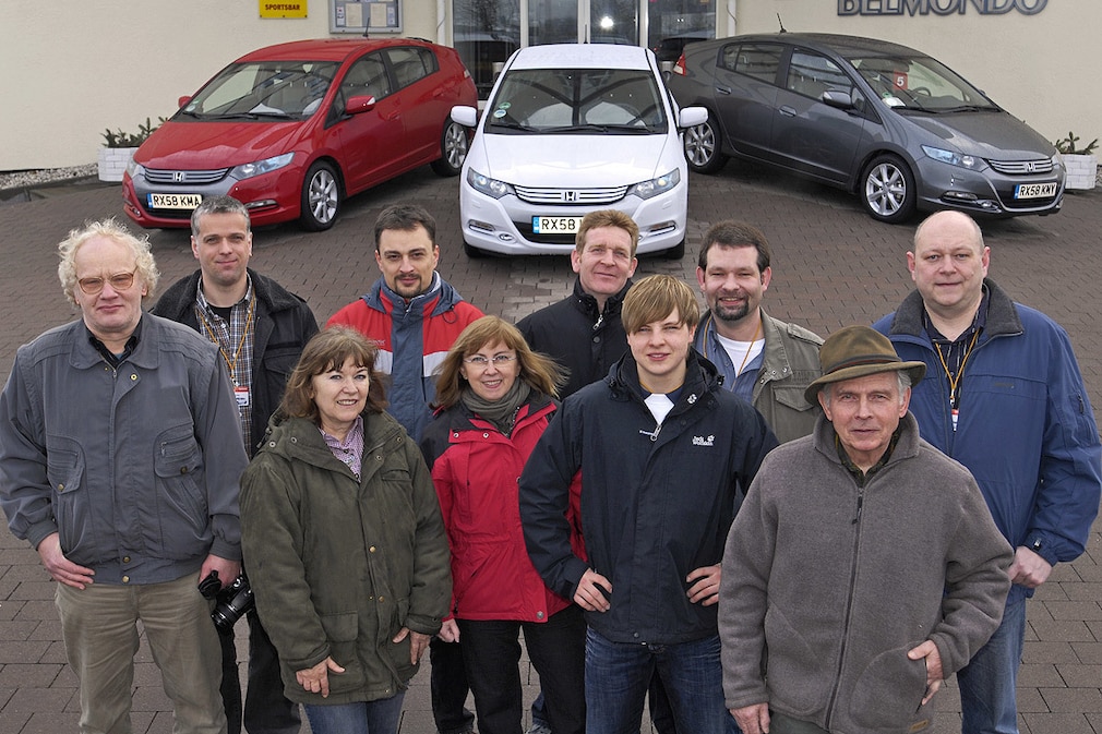 Verbrauchsfahrt mit dem Honda Insight