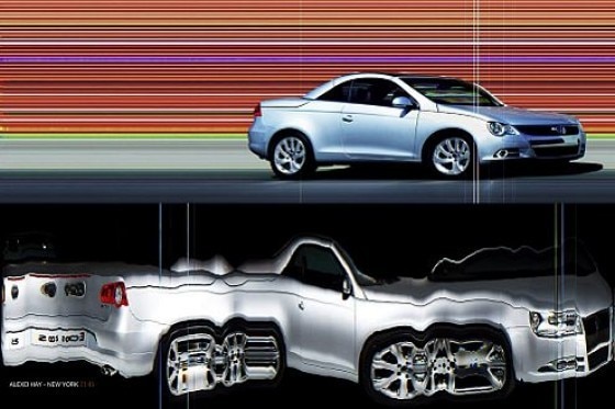 VW Eos als Fotomodell
