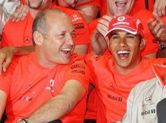 Ron Dennis und Lewis Hamilton in besseren Tagen