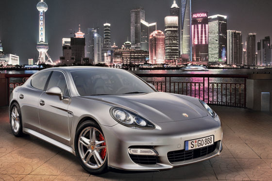 Porsche Panamera S in Shanghai