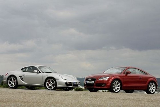 Vergleichstest Audi TT - Porsche Cayman S