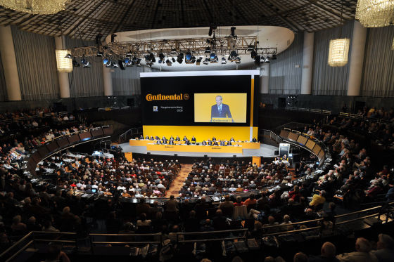 Aktionärstreffen bei Continental 2009