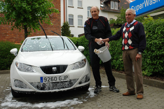 Gerhard Plattner mit Striezel Struck